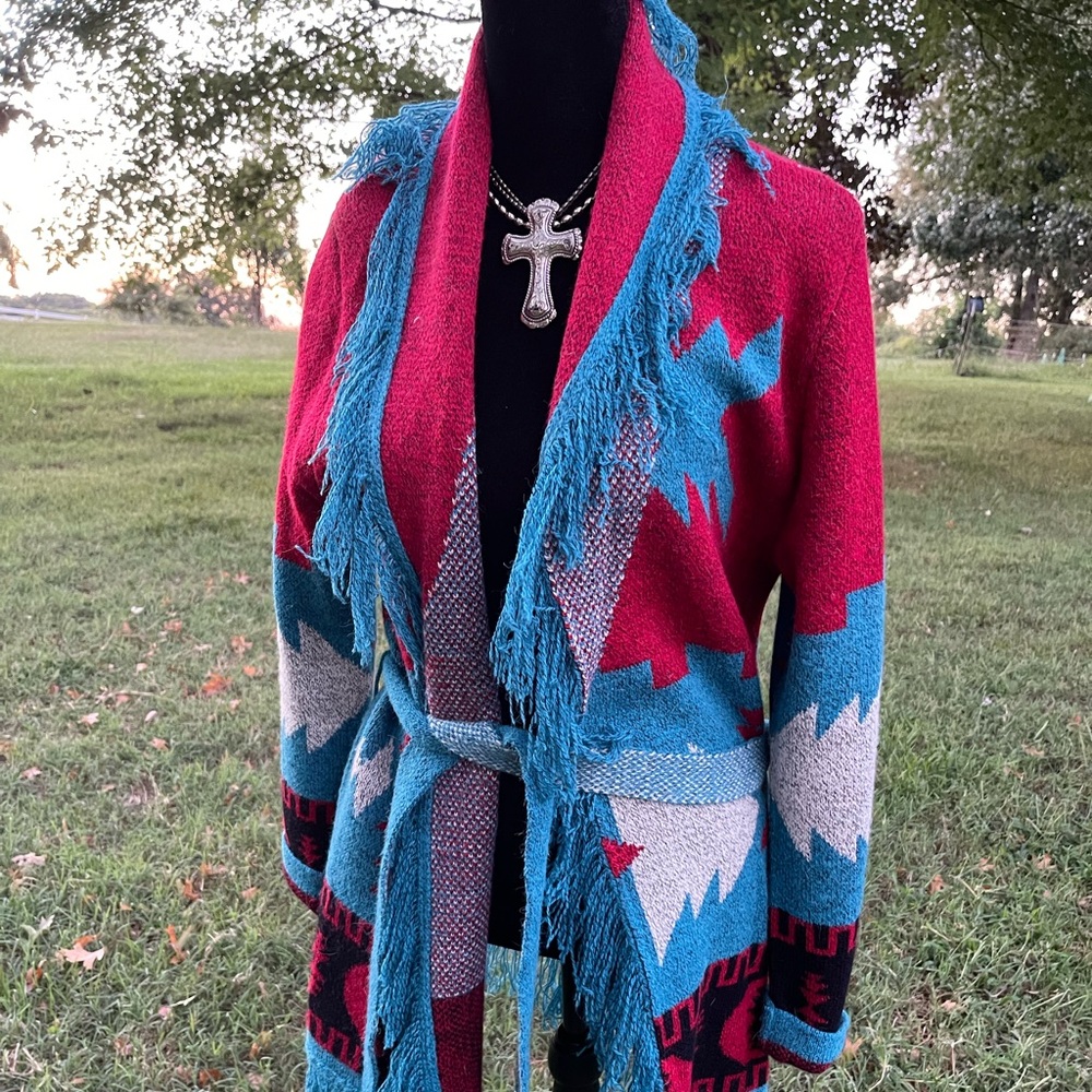 Wrangler Aztec Sweater size small